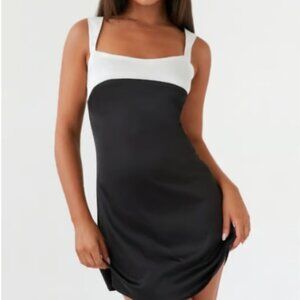Peppermayo Odette Satin Mini Dress - Size 0